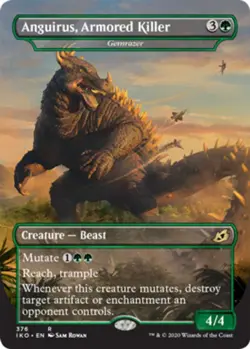 Mint/Near-Mint, English - 1 x MTG Gemrazer - Foil - Anguirus, Armored Killer Iko - Image 1