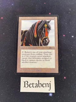 1x MTG Arabian Nights Ebony Horse from Estate Collection - Image 1