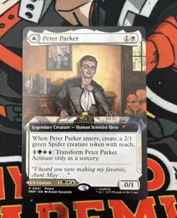 NYCC 2025 exclusive MTG Peter Parker Amazing Spider-man PROMO Magic Gathering - Image 1