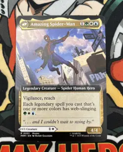 NYCC 2025 exclusive MTG Peter Parker Amazing Spider-man PROMO Magic Gathering - Image 2