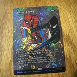 Leyline Binding Borderless Foil - Marvel Universe Eternal-Legal MTG - Image 1