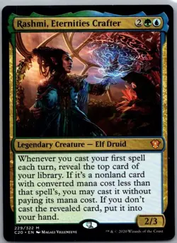 #229 Rashmi, Eternities Crafter Commander 2020 Mythic - Image 1