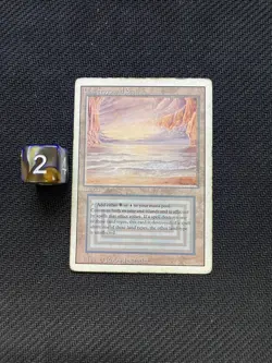 Underground Sea - Revised Edition - Dual Land - Vintage MTG - MP - - Image 1