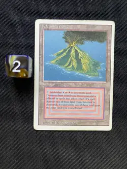 Volcanic Island - Revised Edition - Dual Land - Vintage MTG - MP - 1994 - Image 1