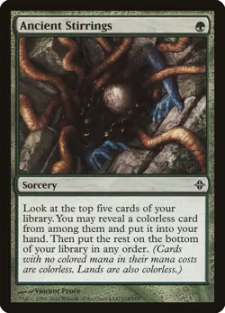 1x Ancient Stirrings - LP - Rise of the Eldrazi - SPARROW MAGIC - Image 1