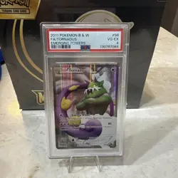2011 POKEMON B&W EMERGING POWERS #98 FULL ART/TORNADUS PSA 4 - Image 1