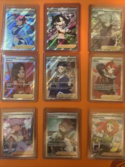 Pokemon Full Art Trainer Lot. NM To LP+. - Image 1