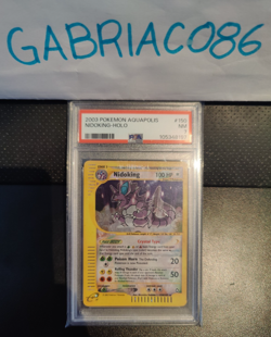 Pokemon Aquapolis Crystal Nidoking Holo 150/147 PSA 7 - Image 1