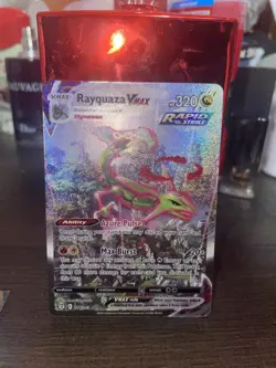 Rayquaza VMAX Rapid Strike Pokemon Card 320 HP Azure Pulse Max Burst - Image 1
