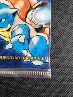 Pokemon Base Set Spanish Booster Pack- Blastoise Artwork - Sealed - Image 5