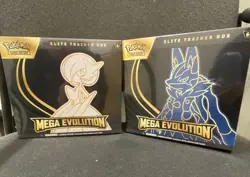 Pokemon TCG Mega Evolution Gardevoir & Lucario ETB Elite Trainer Box SET OF 2 - Image 1