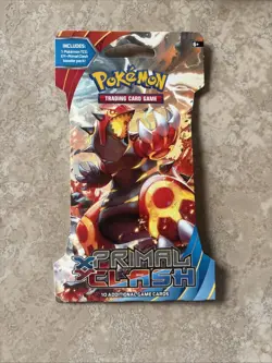 Pokemon TCG: Primal Clash Booster Pack Sleeved XY 2015 New Factory Sealed 820650109492 - Image 1