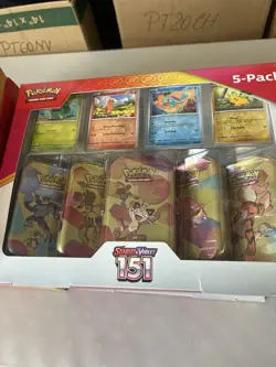 Pokemon Scarlet & Violet 151 Mini Tins (5 Pack) (Sealed) Costco Bundle 🔥🔥 - Image 1