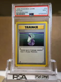 Pokemon Base Set Potion (94/102) Shadowless - PSA 9 - Image 1