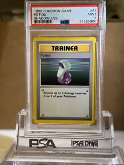 Pokemon Base Set Potion (94/102) Shadowless - PSA 9 - Image 2