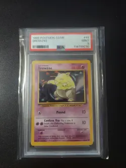 Drowzee 49/102 PSA 9 MINT 1999 Pokemon Base Set Game - Image 1