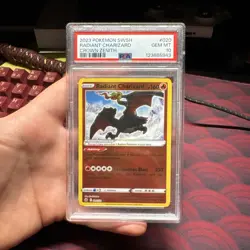 Radiant Charizard Pokemon 020/159 Crown Zenith Holo PSA 10 - Image 1