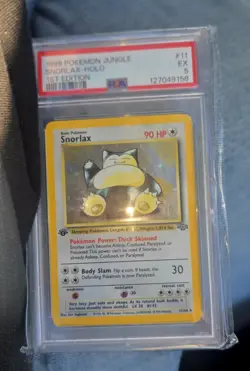 Pokemon English Snorlax 11/64 1999 Jungle - 1st Edition Holo PSA 5 - Image 1