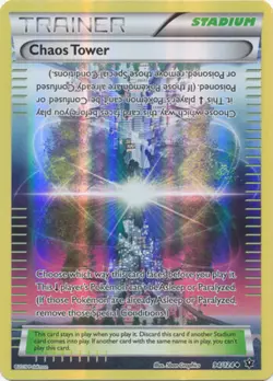 Pokemon - Chaos Tower - 94/124 - Uncommon - Reverse Holo - XY - Fates Collide - - Image 1
