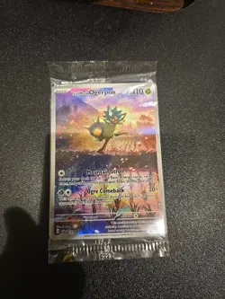 Pokemon TEAL MASK OGERPON SVP 123 - Twilight Masq HOLO PROMO - Factory Sealed - Image 1