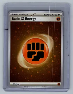 Basic Fighting Energy [Cosmos Holo] #6 Pokemon Scarlet & Violet Energy - Image 1