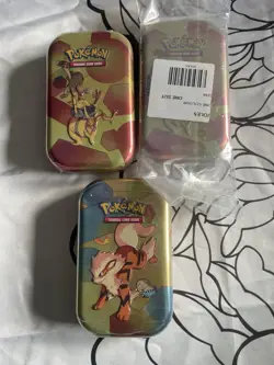 Pokemon TCG Scarlet & Violet 151 Mini Tin x3 - Brand New & Sealed - Image 1
