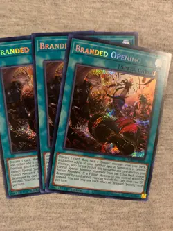 3x Branded Opening Secret Rare RA03-EN070 Yu-Gi-Oh! - Image 1