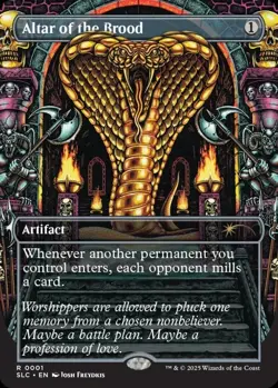 MtG ALTAR OF THE BROOD Secret Lair Encyclopedia Single Card Magic - Image 1