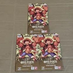 One Piece TCG The Best 12-Card Premium Booster Pack PRB-01 Lot of 3 - Image 1