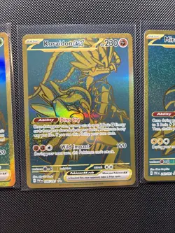 Paldean Fates Gold Cards Lot of 4 Pokemon TCG - Image 4