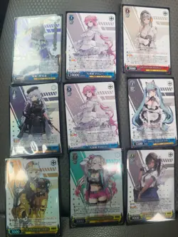Nikke Weiss Schwarz Japanese Sr/RR Card Lot - Image 1