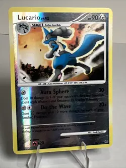 LP Lucario 53/127 Reverse Holo Platinum AUTHENTIC Pokemon Card - Image 1