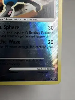 LP Lucario 53/127 Reverse Holo Platinum AUTHENTIC Pokemon Card - Image 2