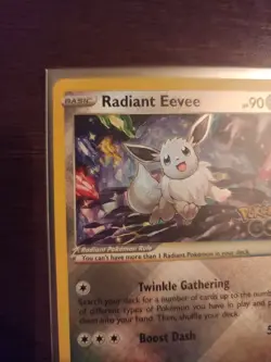 Pokemon TCG Radiant Eevee SWSH230 Sword & Shield Rare Holo Foil Promo Card NM - Image 2