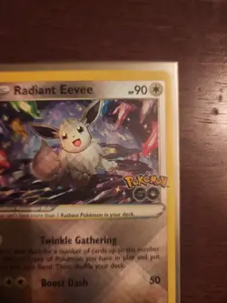 Pokemon TCG Radiant Eevee SWSH230 Sword & Shield Rare Holo Foil Promo Card NM - Image 3