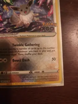 Pokemon TCG Radiant Eevee SWSH230 Sword & Shield Rare Holo Foil Promo Card NM - Image 4