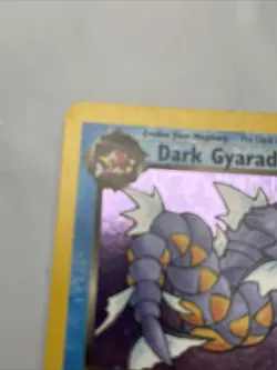 Dark Gyarados 8/82 Holo Rare Team Rocket 2000 WOTC Pokemon Card - LP/NM” - Image 5