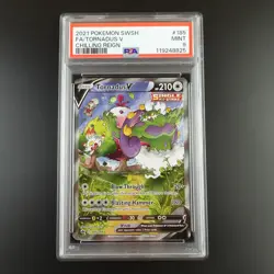 PSA 9 Tornadus V 185/198 Pokemon Chilling Reign Rainbow Rare Holo Card - Image 1