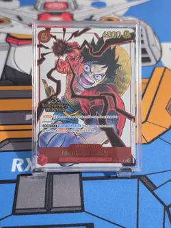 One Piece OP13 3rd Anniversary Winner + Promos Cards Set Luffy, Sabo and Ace - Image 3