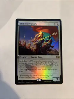 Voice Of Victory Foil Card #0033 MTG - Image 1