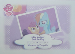 MY LITTLE PONY SERIES 3 LENTICULAR TRADING CARD SLEEPLESS IN PONYVILLE #6 - Image 2