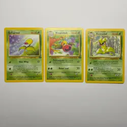 Pokemon TCG Bellsprout to Victreebel 3-Card Evolution Lot WOTC Vintage 1999 - Image 1