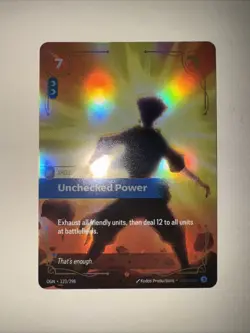Unchecked Power OGN 123/298 Epic Riftbound TCG CCG English Card Game - Image 1