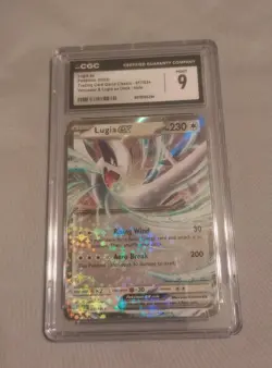 Pokemon Card Lugia EX 017/034 Graded CGC 9 Trading Card Game Classic HOLO Mint - Image 1