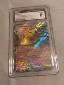 Pokemon Mimikyu EX Black Star Promo SVP004 Graded CGC 8 NM Mint Slab Holo Card - Image 1