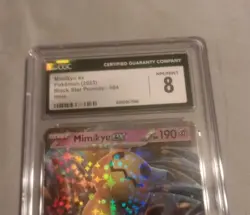 Pokemon Mimikyu EX Black Star Promo SVP004 Graded CGC 8 NM Mint Slab Holo Card - Image 2