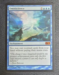 Omniscience Core Set 2013 (M13) Regular MTG NM Magic Card - Image 1