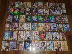 Lot of 58 Goddess Story Japanese Anime Holo Cards - Image 1