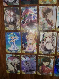 Lot of 58 Goddess Story Japanese Anime Holo Cards - Image 2