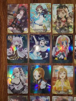 Lot of 58 Goddess Story Japanese Anime Holo Cards - Image 4